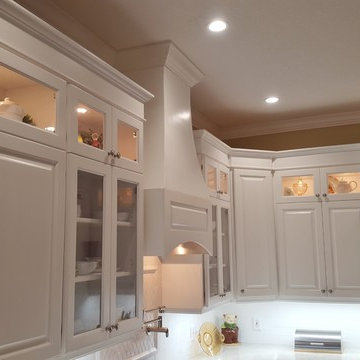Custom Kitchen with Coffee Station