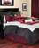Hotel Comforter Set, Queen, 9 Piece, Burgundy