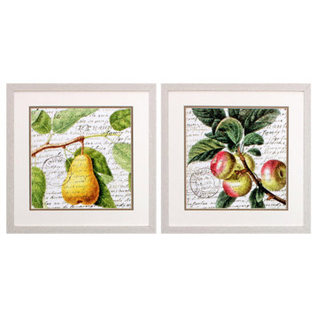 Pear Apple, 2-Piece Set, Wall Art