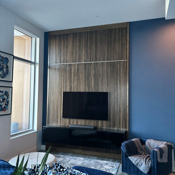 Custom Wood Slat Accent Wall - a Touch of Elegance, an Essence of Sophistication
