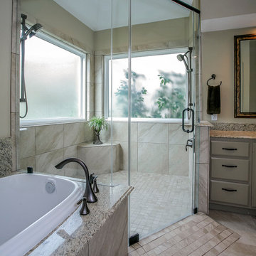 Master Bath - Roll in Shower