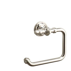 Kallista Chrome Inigo by Michael S Smith Towel Ring - Towel Rings