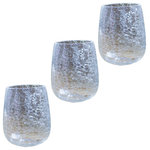 LEDUPDATES - Crackle Glass Shade, Set of 3, Mini Globe Shape for Light Fixture Replacement - Add a touch of elegance to your atmosphere with our modern and contemporary mini crackle glass globe shape shade replacement or upgrade for your fixture lights.