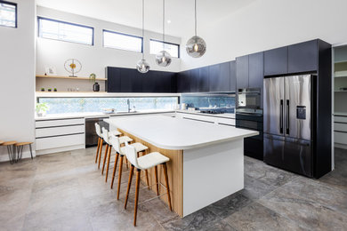 Contemporary kitchen in Sydney.