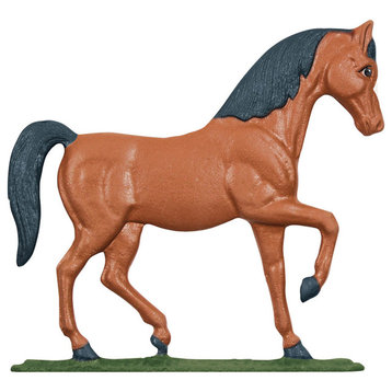 9"W x 8"H Horse Mailbox Ornament, Color