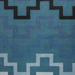 Cotton Dhurrie 553 Indigo - Rugs