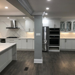 Profile I | Matte White Cabinet Doors - Kitchen Cabinetry
