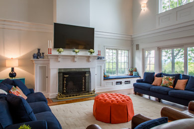Living Room with Mountain Views