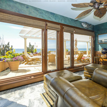 Extravagant Den with New Wood Windows - Renewal by Andersen Long Island, Queens
