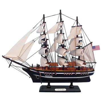Wooden Star of India Tall Model Ship, 15"