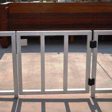 Aluminum railing and gate