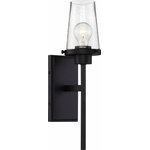 Nuvo Lighting - Nuvo Lighting 60/6679 Rector - 1 Light Wall Sconce - Rector; 1 Light; Wall Sconce; Burnished Brass FiniRector 1 Light Wall  Aged Bronze Clear SeUL: Suitable for damp locations Energy Star Qualified: n/a ADA Certified: n/a  *Number of Lights: Lamp: 1-*Wattage:100w A19 Medium Base bulb(s) *Bulb Included:No *Bulb Type:A19 Medium Base *Finish Type:Aged Bronze