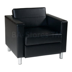 Pacific Arm Chair Black Avenue Six - Armchairs And Accent Chairs