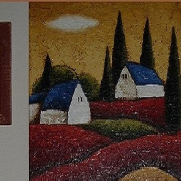 AGNES Impressionist NE Artwork - 19th Century New England Textile Mill