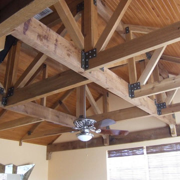 Timber frame ceiling