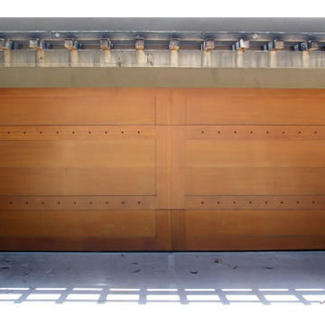 Contemporary Wood Garage Doors