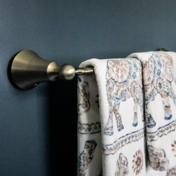 Classic Grey and White Guest Bathroom