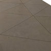 10.37"x12" Globus Cork Triangle Tiles, Set of 70, Cement Gray