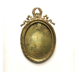 Antique Brass Ornate Picture Frame - Picture Frames