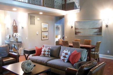 Living room - traditional living room idea in Atlanta