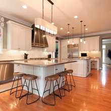 double kitchen island