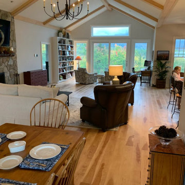 Select Birch Hardwood Flooring, Open Concept Living