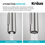Oletto Pull-Down 1-Handle 1-Hole Kitchen Faucet, 2-Function, Chrome