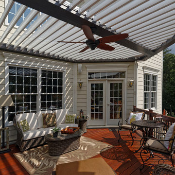 Oil Rubbed Bronze Equinox Adjustable Louvered Roof, Deck, and Patio