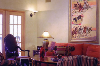 Inspiration for an eclectic living room remodel in Other