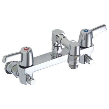 Delta Two Handle 8" Wall Mount Service Sink Faucet