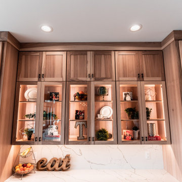Modern Hickory Kitchen