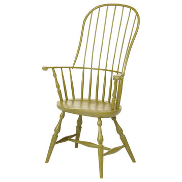 Sack-Back Windsor Chair With Tall Crest Rail, Hand-made