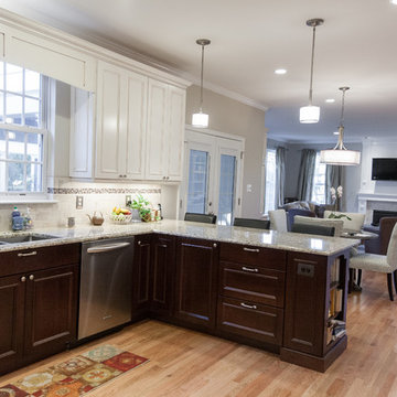 Leesburg Kitchen, Family Room, Deck