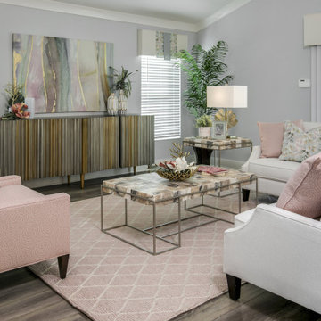Moon Over Miami Living Room