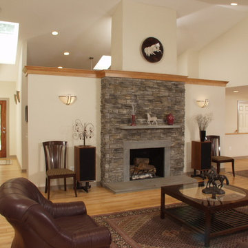 Open floor plan family room