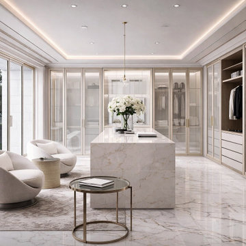 High-End Custom Walk-in Closet Systems by VelArt, Miami