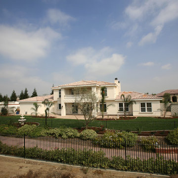 Mediterranean Golf Course Estate Home