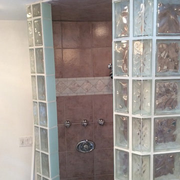 Glass Block Showers