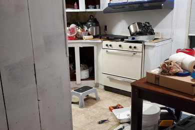 Inspiration for a rustic kitchen remodel in Seattle