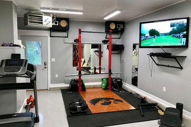 Garage and Custom Home Gym Build