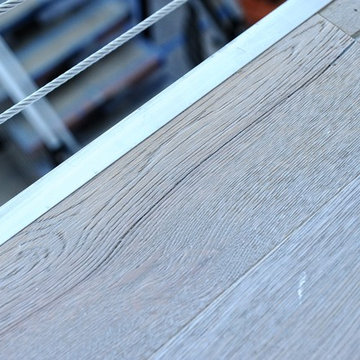 Vintage White - 7 1/2" Rustic European Oak