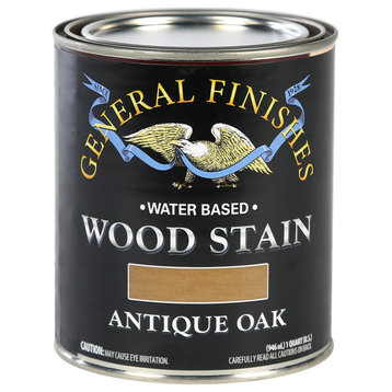 General Finishes Water Based Stain, Antique Oak, 1 Quart