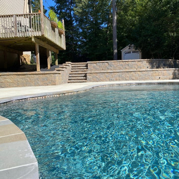 Swimming Pool Build in Huntingtown, MD - BU - Wise Pool & Spa