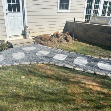 Outdoor Kitchen, Patio, Walkway and Landscape