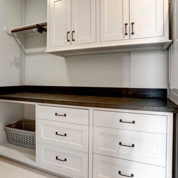 Laundry Room in the Houston Heights Historic Home