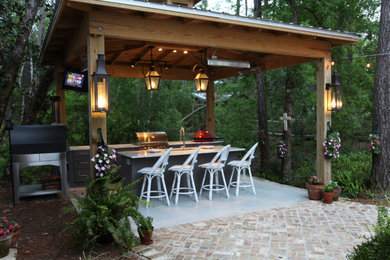Fireplace, Outdoor Kitchen & Patio