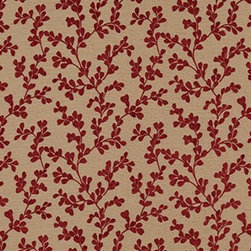 Aurella Claret Roman blind, curtain and cushion fabric - Roman Shades