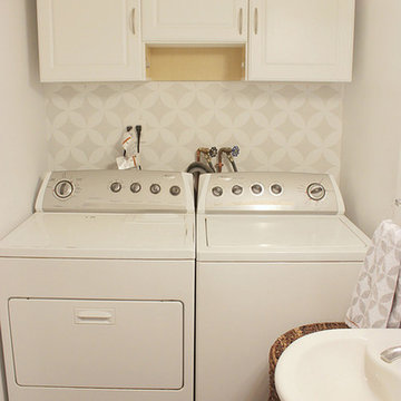 Nagoya Stenciled Laundry Room
