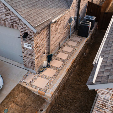 Backyard Renovation: Custom Outdoor Kitchen, Patio Cover, River Rock
