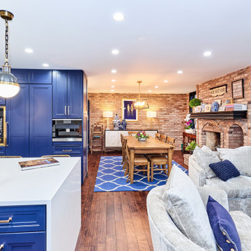 Lake Forest Modern Kitchen Remodel – Luxe Built-In Wall with European Flair